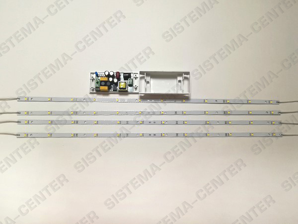 Photo OSRAM conversion kit 4 lines 30-32W complete with driver