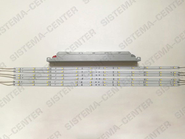 Photo Набор для переоборудования 6 линеек OSRAM 44 W  с драйвером с гальванической развязкой