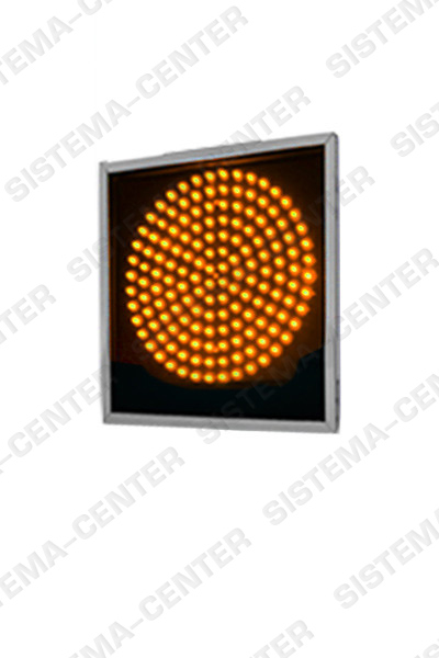 Photo Т.7.1 yellow traffic light panel (SDS-200Zh)