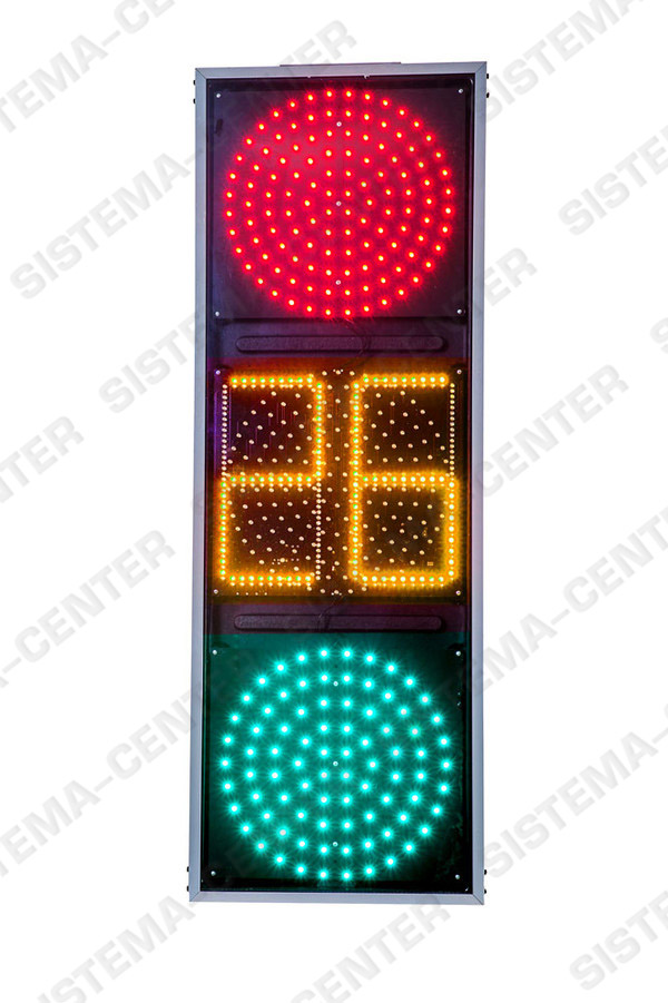 Photo Т.1.1 LED vehicle road traffic light complete with TOOV (flat)