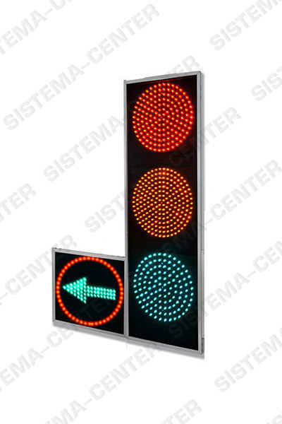 Photo T.1l1/T.1r1 vehicle traffic light with additional panel
