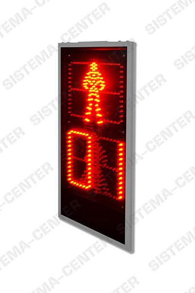 Photo LED pedestrian road traffic light complete with TOOV (P.1.1 complete with TVAZ)