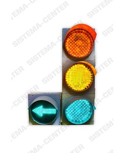 T1l1/T1r1 vehicle traffic light with additional panel: Photo - JSC "Sistema-Center"