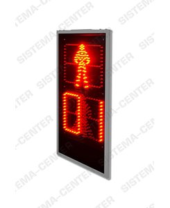 LED pedestrian road traffic light complete with TOOV (P.1.1 complete with TVAZ): Photo - Sistema-Center