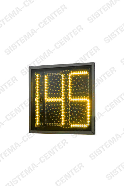 Photo Т.7.2 yellow traffic light panel complete with TOOV-300KL