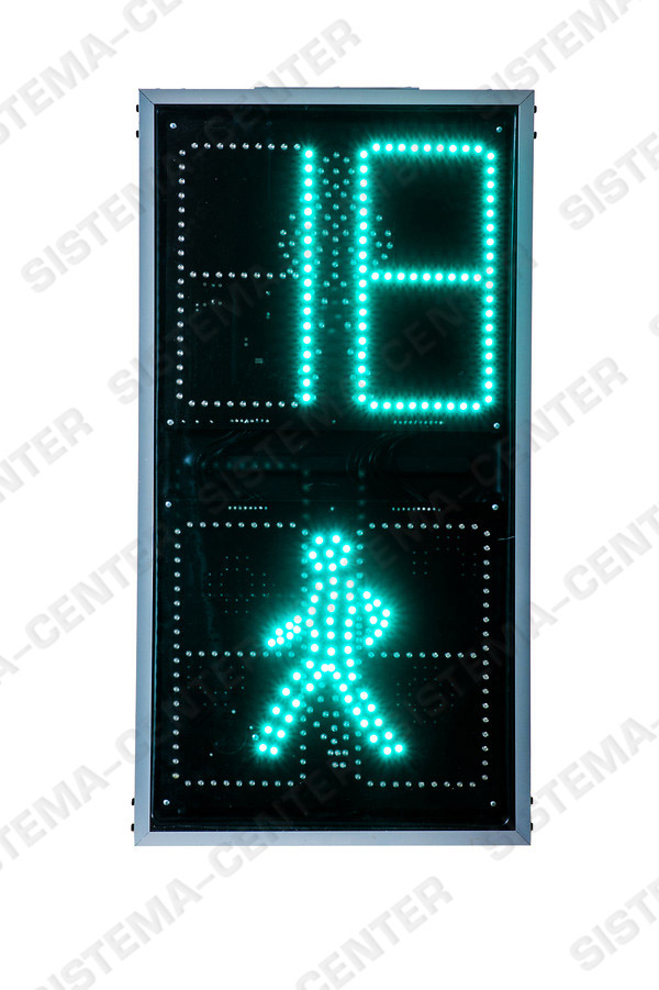 Photo LED pedestrian road traffic light complete with TOOV (P.1.2 complete with TVAZ)