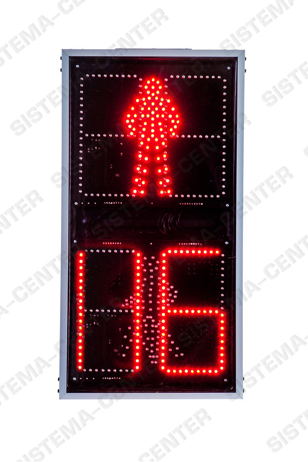 Photo LED pedestrian road traffic light complete with TOOV (P.1.2 complete with TVAZ)