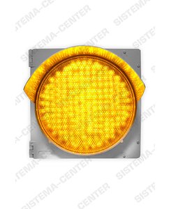 Т.7.2 yellow traffic light panel (SDS-300Zh): Photo - JSC "Sistema-Center"