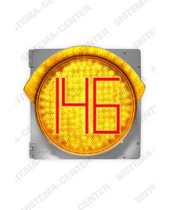 Т.7.2 yellow traffic light panel (TOOV-300KL) (complete with TOOV): Photo - JSC "Sistema-Center"