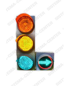 T.1l2/T.1r2 vehicle road traffic light with additional panel: Photo - JSC "Sistema-Center"